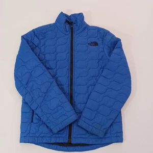 The North Face NF0A3CPZ Youth Boy's Thermoball Full Zip Blue Jacket Size S (7/8) - Picture 1 of 19