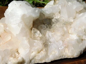 Clear Quartz Crystal Cluster 341g Arkansas for Energy Healing Display Meditation - Picture 1 of 15