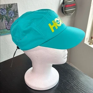 Hoka Cap türkis mit gelbem Logo - Bild 1 von 6