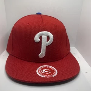 OC Sports Philadelphia Phillies Youth Hat Team MLB Red Adjustable New W Tags - Picture 1 of 6