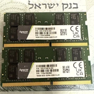 32GB Apacer 2x16gb SO-DIMM DDR-4 3200 - Bild 1 von 4