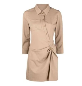 Jacquemus Beige La Tunique Jocou 3/4 Sleeve 34 Wool Blend Top FR 32 US 0-2 - Picture 1 of 8