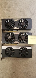 Nvidia EVGA GeForce GTX 980 Ti SC, 780 Ti SC, 680 Lot GPU Video Card - FOR PARTS - Picture 1 of 4