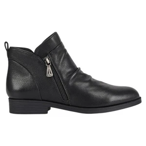 Womens Hush Puppies Chalet Shoes Black/ Black Dress Formal Comfort Boots - Picture 1 of 7