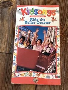 Kidsongs: Ride The Roller Coaster VHS 1990 Kids Sing Along Kid Vision - Picture 1 of 9