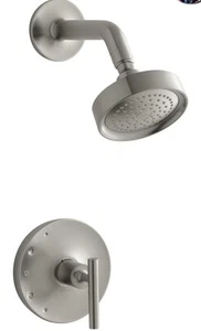 New Kohler Purist K-TS14422-4-BN Rite-Temp Shower Trim Kit Brushed Nickel - Picture 1 of 2