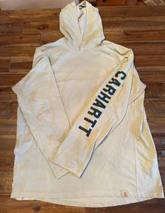 Camiseta Carhartt Para Hombre Verde Claro Como Nuevo Sudadera con Capucha Manga Larga Marca Talla L LEER - Imagen 1 de 11