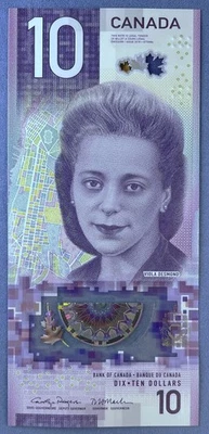 Canada 2018 - $ 10 - BC-77c  - P-113.3  - Rogers-Macklem - Prefix 'FFM' - UNC - Image 1 of 2