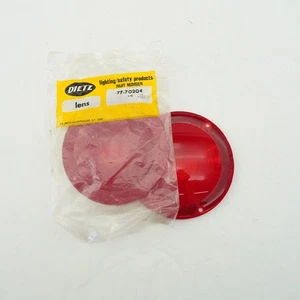 DIETZ REPLACEMENT LENSES RED  77 70204 7-81 TAILLIGHT BRAKE LIGHT LENS - Foto 1 di 9