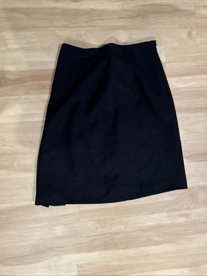 Falda Valerie Stevens Negra Completamente Forrada Lana Línea A Talla 6  Foto 1 de 4