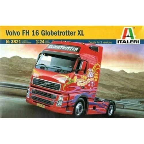 ITALERI 1:24 KIT  CAMION VOLVO FH 16 GLOBETROTTER XL DECALS PER 2 VERSIONI  3821 - Immagine 1 di 1