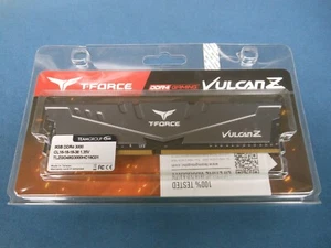 T-force Vulcan Z 8gb SDRAM Ddr4 3000 Desktop Memory 1 Stick - NEW - Picture 1 of 2