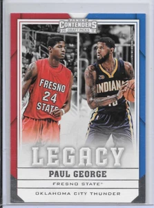 2017-18 Paul George Contenders Draft Picks Basketball Card #13 Pacers & Thunder - Imagen 1 de 2