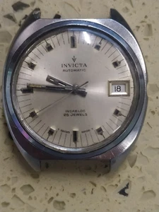 Vintage INVICTA Automatic 25J Cal FHF 905 36 mm Not work Good balance - Picture 1 of 9