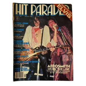 Hit Parader Magazine January 1978 Steven Tyler & Tyler Perry w Poster No Label - Picture 1 of 6