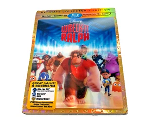 Neu Wreck It Ralph Ultimate Collector's Edition Blu Ray 3D Lenticular Schutzhülle - Bild 1 von 7