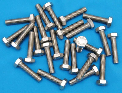 Lot de 25 x vis boulon inox A2 M12 x 50 mm tête hexagonale de 19 ( ZE208 ) - Photo 1/2