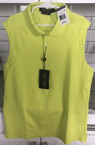 Women’s Medium M Polo Golf Ralph Lauren Tailored Fit New Lemon NWT Awesome! - Picture 1 of 11