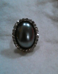 Women's Adjustable Rings Size 6 Gray, White, Green, Pink Ships Free - Picture 1 of 8