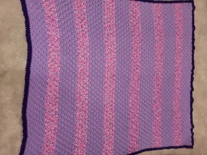 vintage handmade afghan throw blanket - Picture 1 of 10