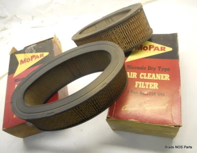 Nuevo de Lote Antiguo MoPar 1957 Plymouth Dodge Desoto 57 58 Chrysler Imperial JUEGO DE FILTRO DE AIRE Foto 1 de 4