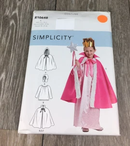 Halloween Princess Sewing Pattern R10648 A S-L Simplicity Child’s Size - Picture 1 of 5