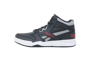 REEBOK BB4500 Court Big Kids Children Boys Girls Charcoal Gray Shoes Sneakers - Picture 1 of 6