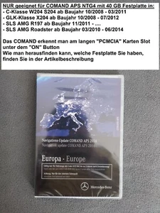 DVD Navigation Mercedes COMAND APS NTG4-204 EUROPA 2016 SLS GLK C-Klasse violett - Bild 1 von 4