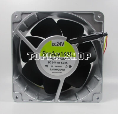 1Pcs New 9LB1424S501 Aluminum frame fan 24V 1.38A 140*50mm 3pin - Image 1 of 4