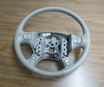 Buick Lesabre Med. 2000-2005 Volante gris con controles de radio de crucero OEM Foto 1 de 4