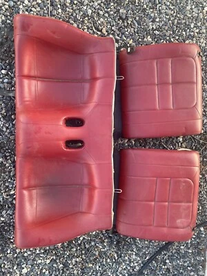 Asientos traseros rojos Mitsubishi 3000GT Dodge Stealth 91-93 stock original Foto 1 de 4