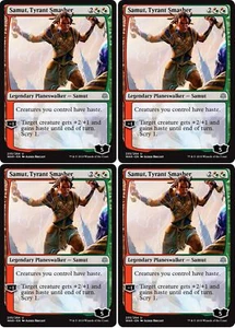 MTG - 4x SAMUT, TYRANT SMASHER - War of the Spark (U) - Picture 1 of 1