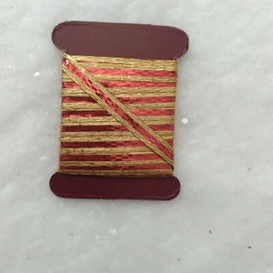 Vintage Lahnband Metallic Ribbon 3 - Picture 1 of 4