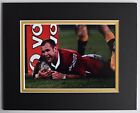 Scott Quinnell Signed Autograph 10x8 photo display Wales Rugby Union COA AFTAL
