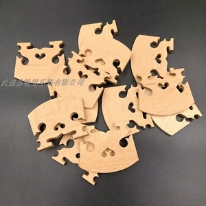 Puente de viola estilo barroco 46 mm 10 piezas, puente de viola de madera de arce - Imagen 1 de 3