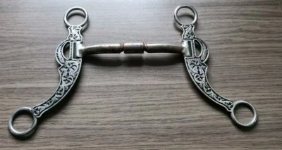 Billy Allen Bit Showgebiss 13,5 mit Shanks Gebiss Trense Westerngebiss Pferd - Bild 1 von 2