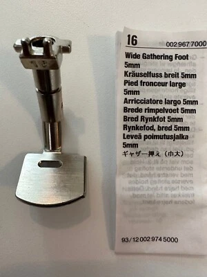 Pie de reunión ancho Bernina #16, pie Bernina estilo antiguo Foto 1 de 2