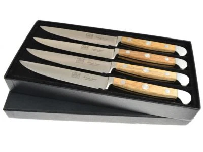 Güde Alpha Fasseiche Messerset vier Steakmesser im Geschenkkarton - Bild 1 von 4