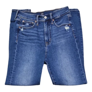Gap True Skinny 2/26 Damen Demin Jeans High Rise Distressed - Bild 1 von 4