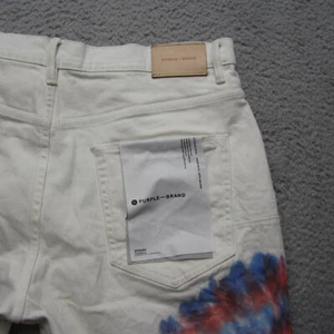 Purple Brand Short Mens 36 P020 Cut Off Stretch Denim Distress - Picture 1 of 16