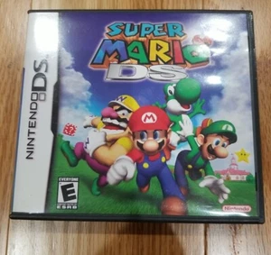 Super Mario 64 DS (Nintendo DS, 2004) ¡solo soporte para juegos! Usado en excelente estado! Sin juego ni manual - Imagen 1 de 3