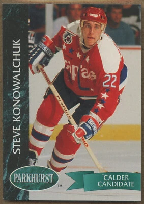 1992-93 Parkhurst #202 Steve Konowalchuk Washington Capitals Rookie - Image 1 of 2