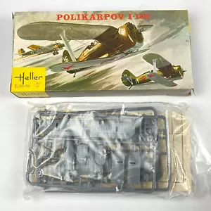 Heller 1/72 Polikarpov I-153 Soviet Biplane Model Kit #L099 Vintage - Picture 1 of 10