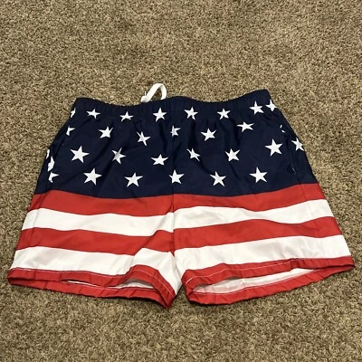 Bañador Mission Ridge XL Flag rojo blanco azul para hombre B15 Foto 1 de 3