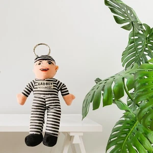 Vintage Bad Boy Furniture Collectible Bean Bag Doll Keychain - Foto 1 di 2