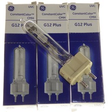 3 x 35W Metal Halide lamps G12 warm white light 3000k General Electric 43272 