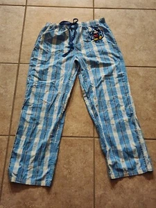 Pantalones de pijama de salón de algodón a cuadros con cuerda de corbata de Mickey Mouse 28 de Disney - Imagen 1 de 7