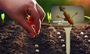 Marcador de plantas frutas verduras palo etiqueta plantadora - Imagen 1 de 6