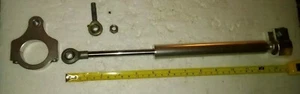 Motorcycle Steering Damper + Billet Aluminium Fork Bracket - CBR 600 etc - Picture 1 of 4