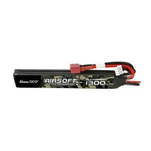 Gens Ace 25C 1300mAh 7.4V Saddle Airsoft Gun 2S Lipo Akku T Plug Für RC Airplane - Bild 1 von 5